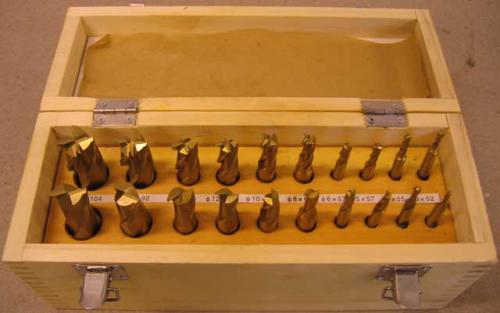 Pinnfrässats HSS-TiN 20 st 3-20 mm