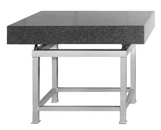 Planskiva granit 0630x400 mm med stativ Hitec