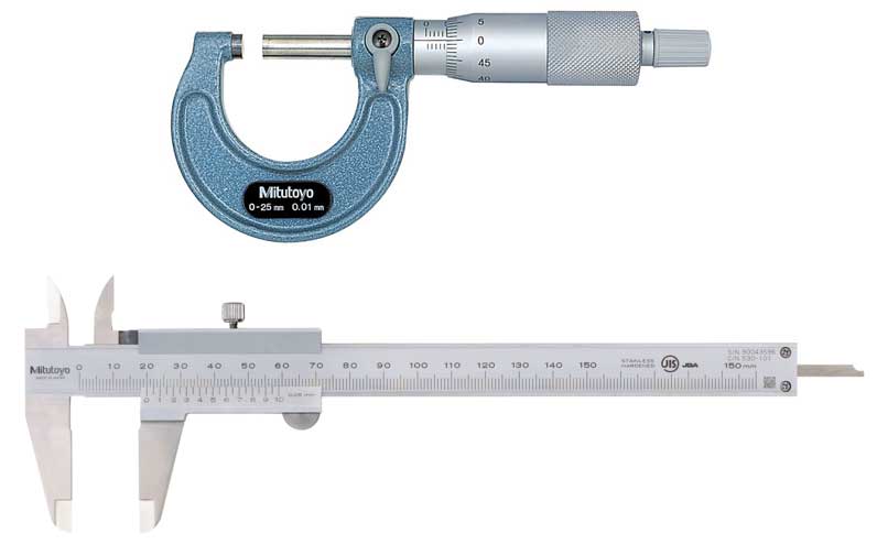 Paket skjutmått 0-150 mm + mikrometer 0-25 mm Mitutoyo