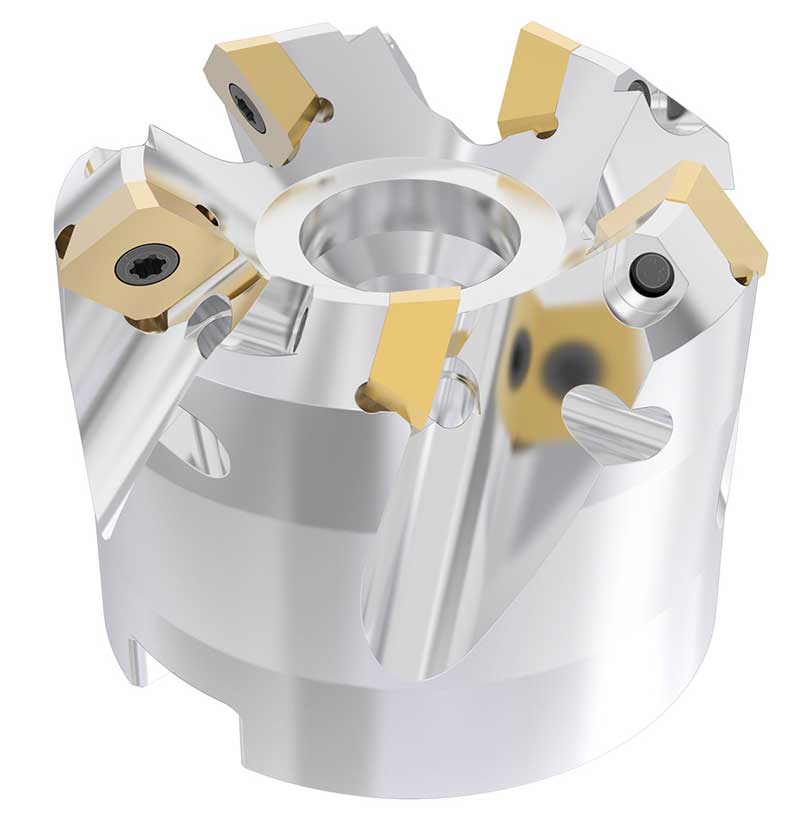 Planfräs 040 mm 45° SECO Quattromill 09 5 skär