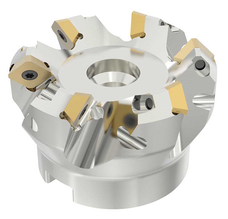 Planfräs 050 mm 45° SECO Quattromill 09 6 skär