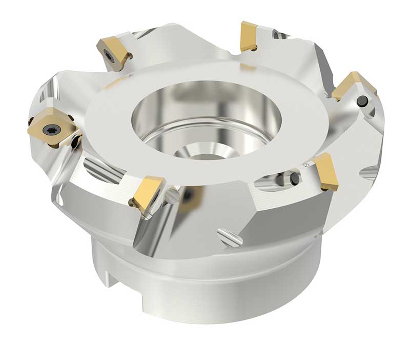 Planfräs 080 mm 45° SECO Quattromill 09 6 skär