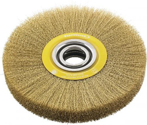 Roterande stålborste Ø150 mm mässing Format