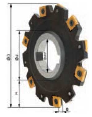 Skivfräs 125x10 mm