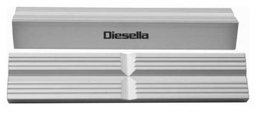 Skyddsbackar 135 mm aluminium räfflade magnet Diesella