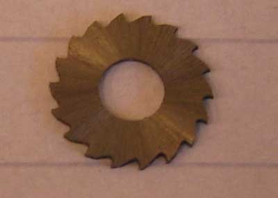 Slitsfräs 10 x 0,6 x 4 mm