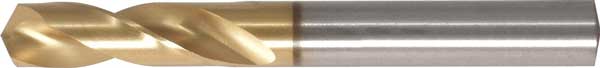 Spiralborr 06,2 mm korta HSS-Co-TiN rostfritt Format