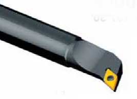 Stålhållare SDQC 107° 30´ ø10 mm vänster ZCC-CT