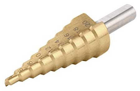 Stegborr 04-20 mm HSS TiN