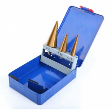 Stegborrsats 3 st TiN