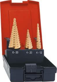 Stegborrsats 3 st Format TiN