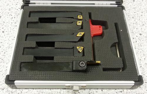 Svarvstålsats 12x12 mm 5 st