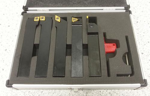 Svarvstålsats 20x20 mm 5 st