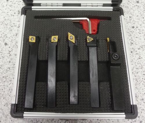 Svarvstålsats 08x8 mm 5 st