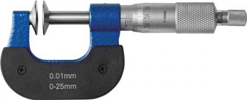 Tallriksmikrometer 0-25 mm Format