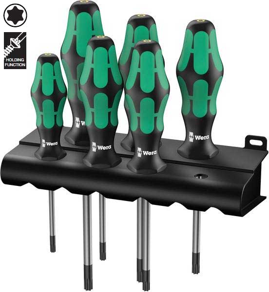 Mejselsats Torx 6 st Wera