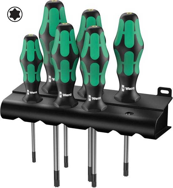 Mejselsats Torx 6 st Wera
