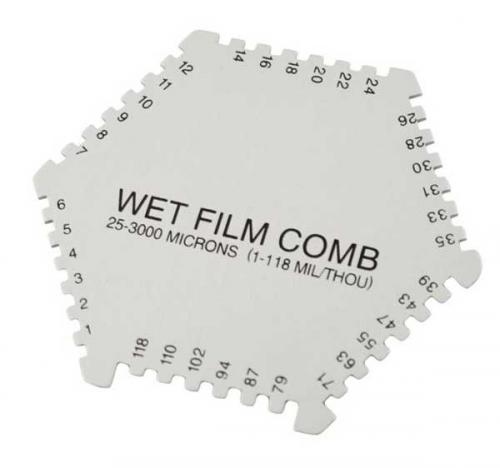 Våtfilmskam mm/tum aluminium Diesella