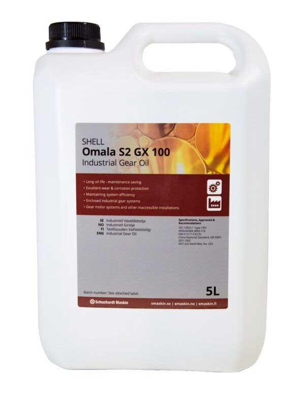 Växellådsolja Shell Omala S2 GX 100, 5 L