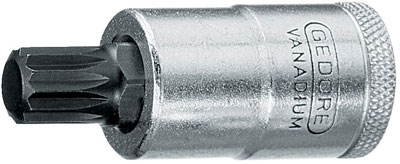 XZN-hylsa M10 1/2", Gedore