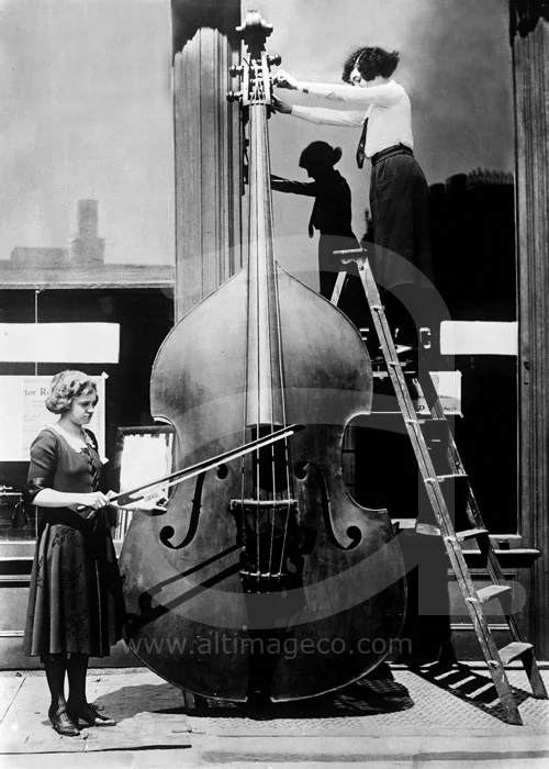 The world's biggest Violin, Greeting Card