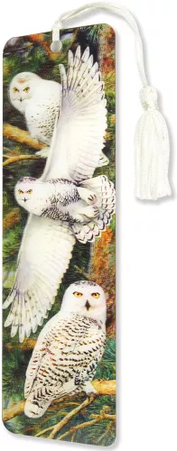 3D BKMK SNOWY OWL