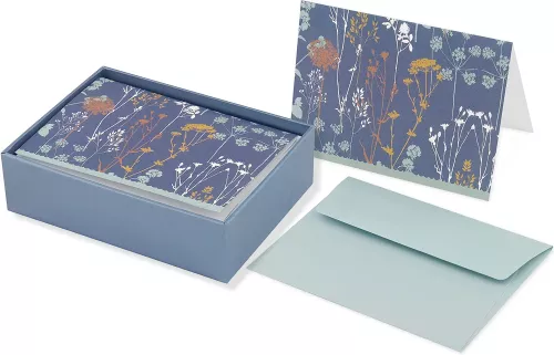 Notecard Box, 14 cards, Twilight Garden