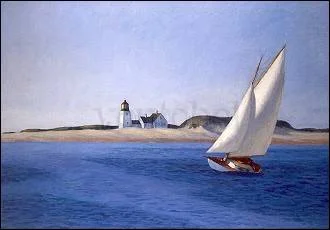 The Long Leg (1935)/Edward Hopper, Greeting Card