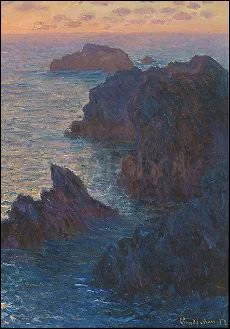 Rock Points at Port-Goulphar (1886), Claude Monet, Greeting Card