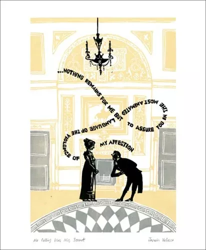 Mr. Collins loves Miss Bennet, Greeting Card