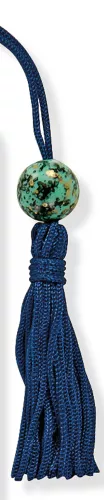 Peacock, Beaded Bookmark
