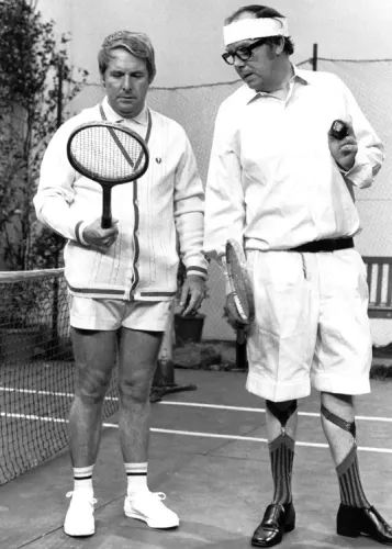 Two tennis players, Greeting Card