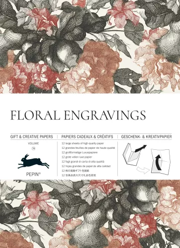Floral Engravings, Gift & Creative Paper Book