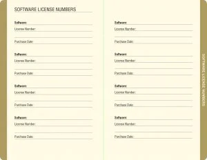 Marble, Address & Password Logbook
