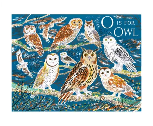 O is for Owl, Greeting Card