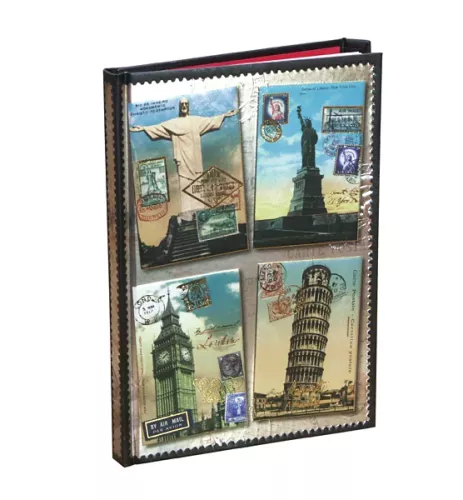 Vintage Postcards (Foiled Journal)