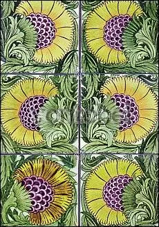 Panel of Tiles, Greeting Card