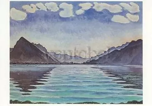 The Lake of Thoune, 1905, Postcard