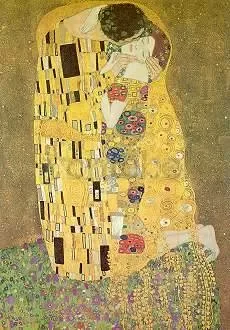 The Kiss, Postcard