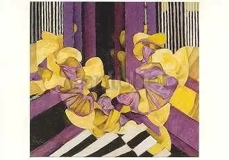 Violet and Yellow, Reminiscence, Postcard