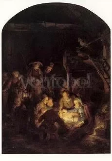 The Adoration of the Shepherds, Postcard