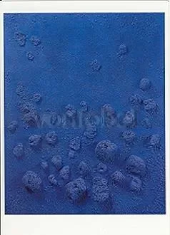 Blue Sponge Relief, Postcard