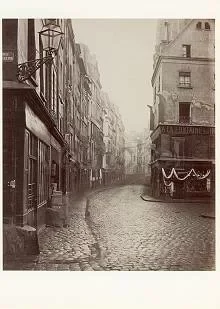 Paris: View of Rue Saint-Honoré, 1865, Postcard