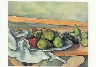Still Life with Pears, Postcard
