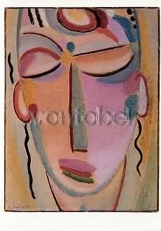 Meditation, 1918, Postcard
