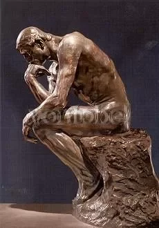 The Thinker, 1889, Postcard