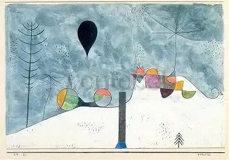 Winter picture, 1930, Postcard