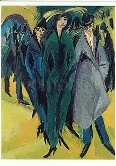 Women in the Street, Postcard