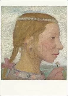 Young Girl, ca. 1901, Postcard