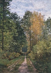 Path in the Forest, 1865, Postcard
